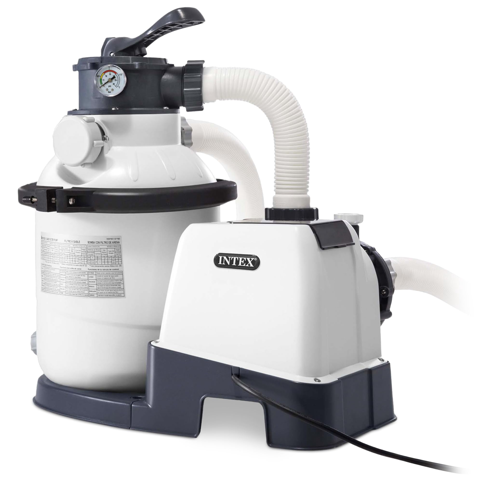 Bomba De Filtro De Arena Intex Sx1500 Krystal Clear 5678 Lph
