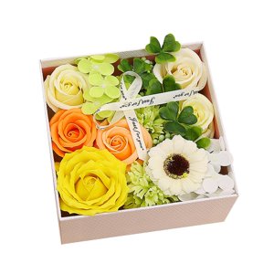 Bothyi - Flor De Jabón Regalo De Lujo Del Día De San Valentín Para Mujeres Mamá Cumpleaños Día Del Maestro Verde