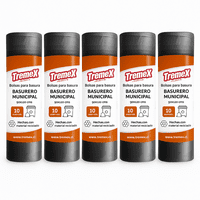 Pack 5 Paq Bolsa De Basura Tremex Ecoactiva 90X120 Cm – Rollo 10 Unidades, Resistentes Y Ecológicas