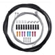 thumbnail image 1 of Kit de cables de freno universales para bicicleta, 4 cables de freno internos, kit de reparación con funda de 2,5 m y tapa de cable, repuesto para bicicleta de carretera y montaña (negro), 1 of 5