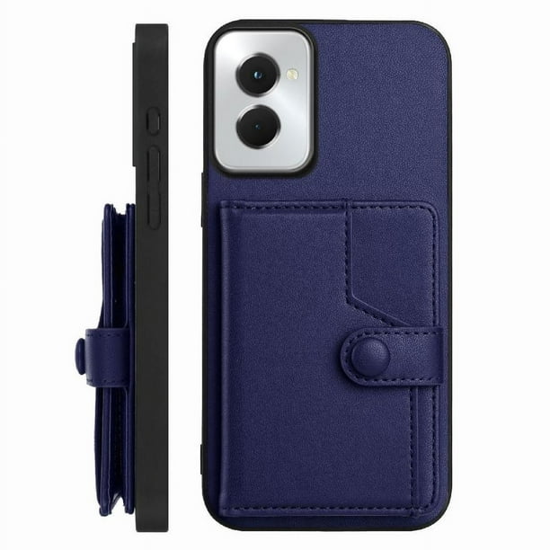 FOXDOCK Funda para Motorola Moto G Power 5G 2024 con Bloqueo RFID - Diseño Elegante con Cierre de Botón