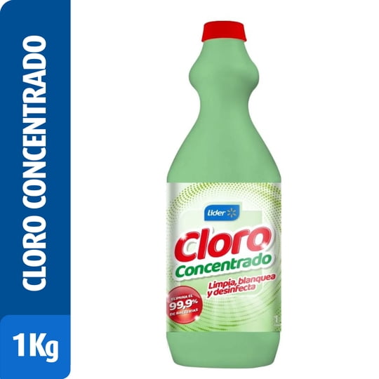 Cloro Líquidotradicional Botella 1 kg Lider