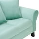 thumbnail image 5 of Sofa Lua 3c + 2 Pouf Felpa 20 Verde Agua, 5 of 5