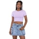 thumbnail image 1 of Polera Mujer Manga Corta Crop Cotton Spx Lila Corona, 1 of 5