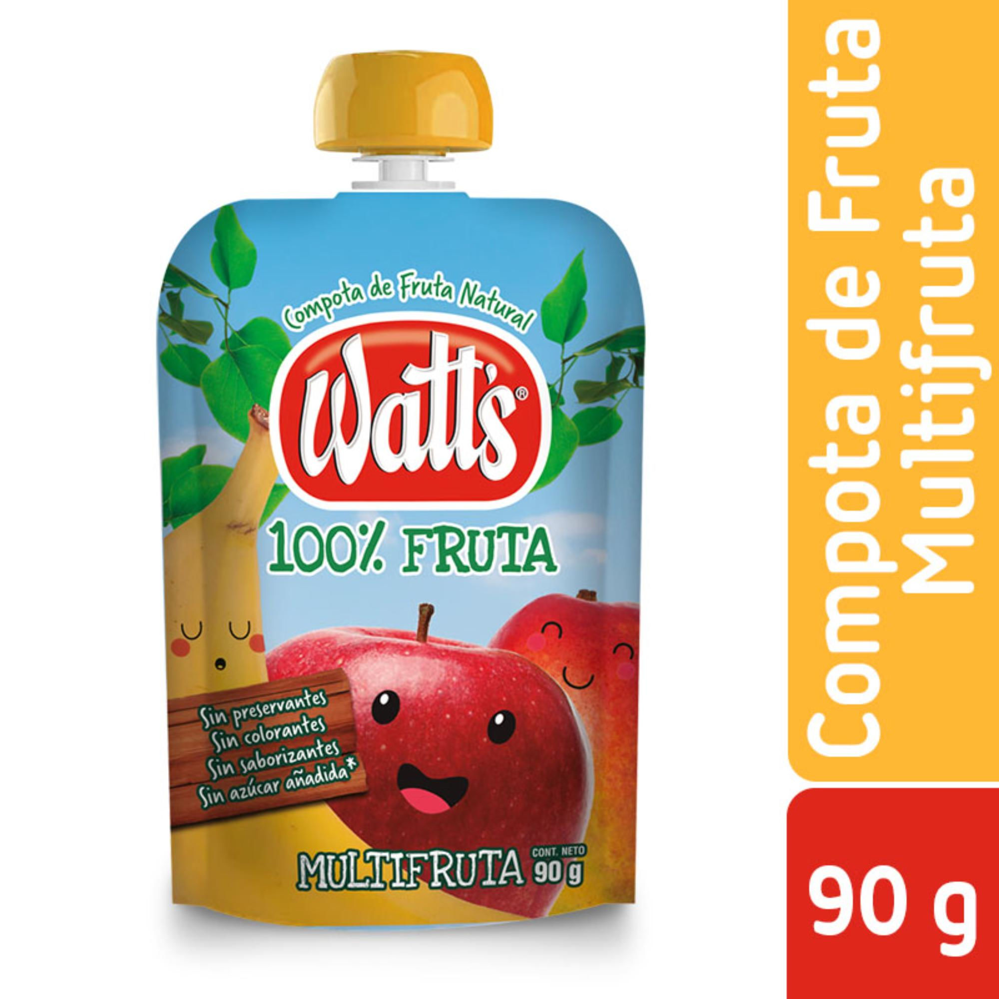 Compota De Fruta Multifruta 90 g Watts
