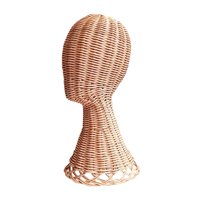 Magideal - Cabeza De Maniquí Sombrero Soporte De Exhibición Soporte De Ratán Multipropósito Soporte De Peluca Profesional Modelo De Exhibición De Pelucas Para