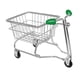thumbnail image 3 of Carrito De Compras En Miniatura, Carrito De Juguete, Modelo Divertido, Mini Canasto De Almacenamiento, Regalo Para Niñas, Plateado Y Verde, 3 of 3
