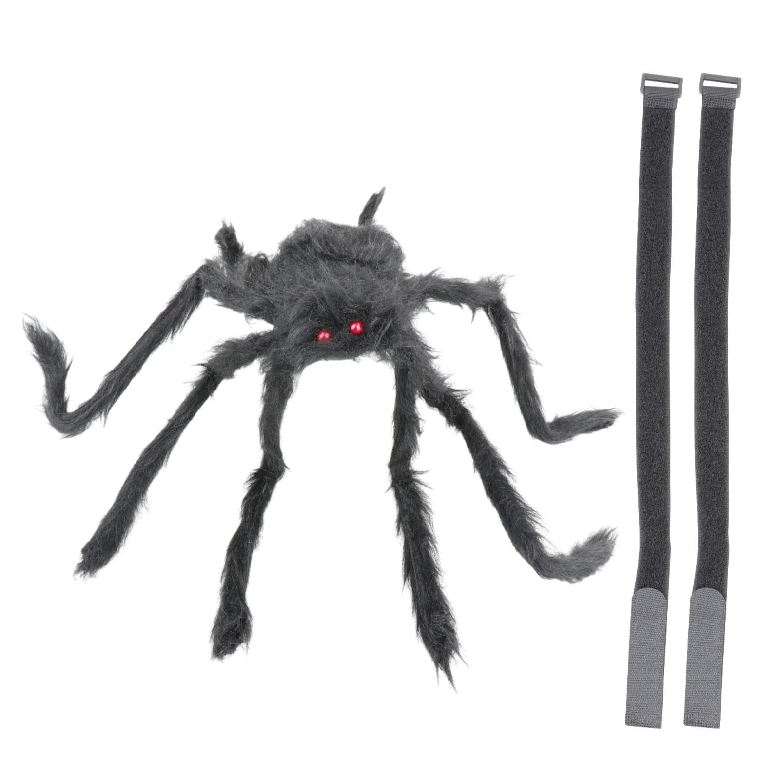 Simulación Spider Pets Outfits Funny Black Spider Dog Disfraz Para Kitten Cat XS