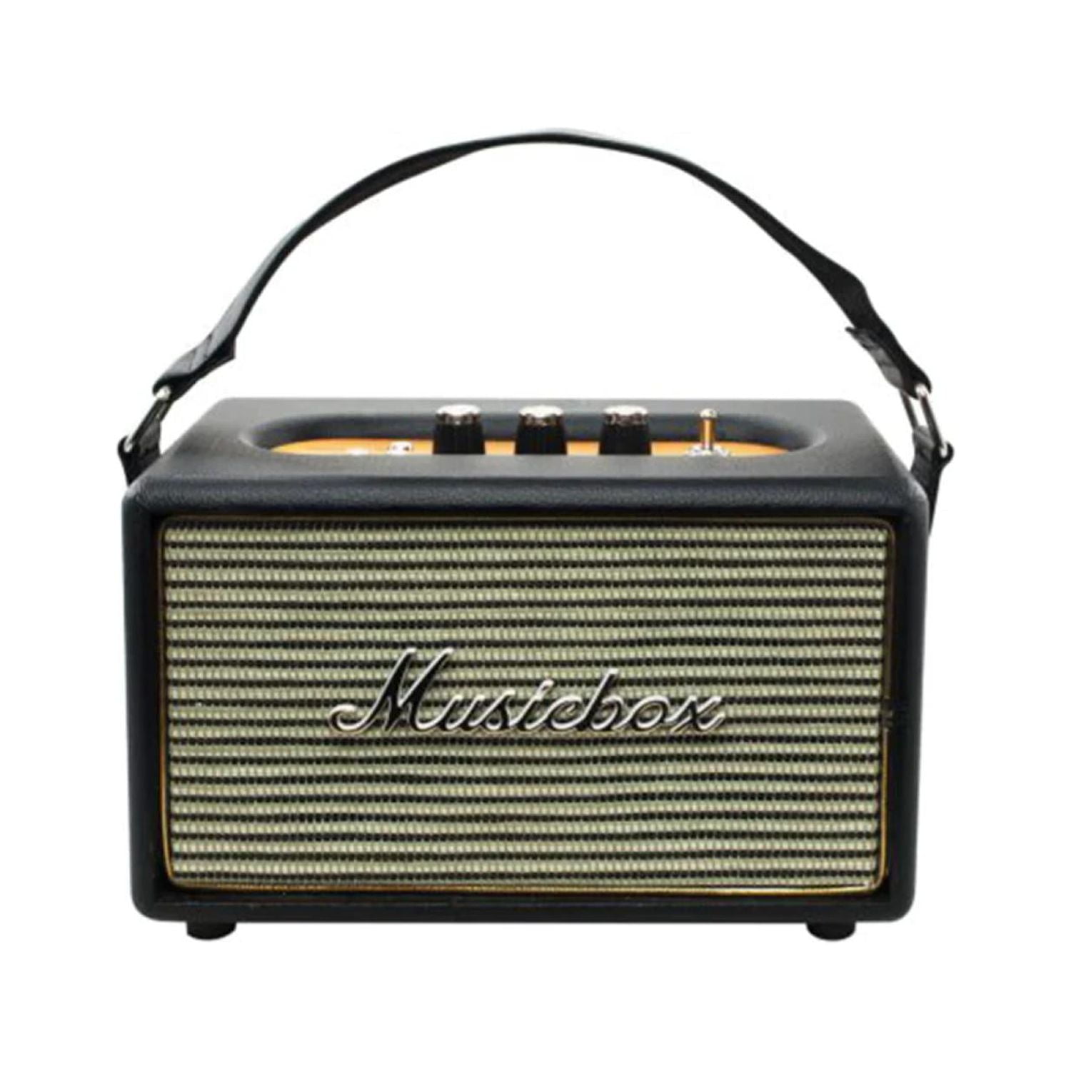 Mlab - Radio Parlante Bluetooth Aux Usb Fm Am Sw Vintage Musicbox