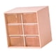 thumbnail image 5 of Organizador de cajones pequeño para escritorio, organizador de cuentas para mujeres y niñas, caja de almacenamiento para joyería, suministros de arte, 6 Cajones Rosa Piel, 5 of 5