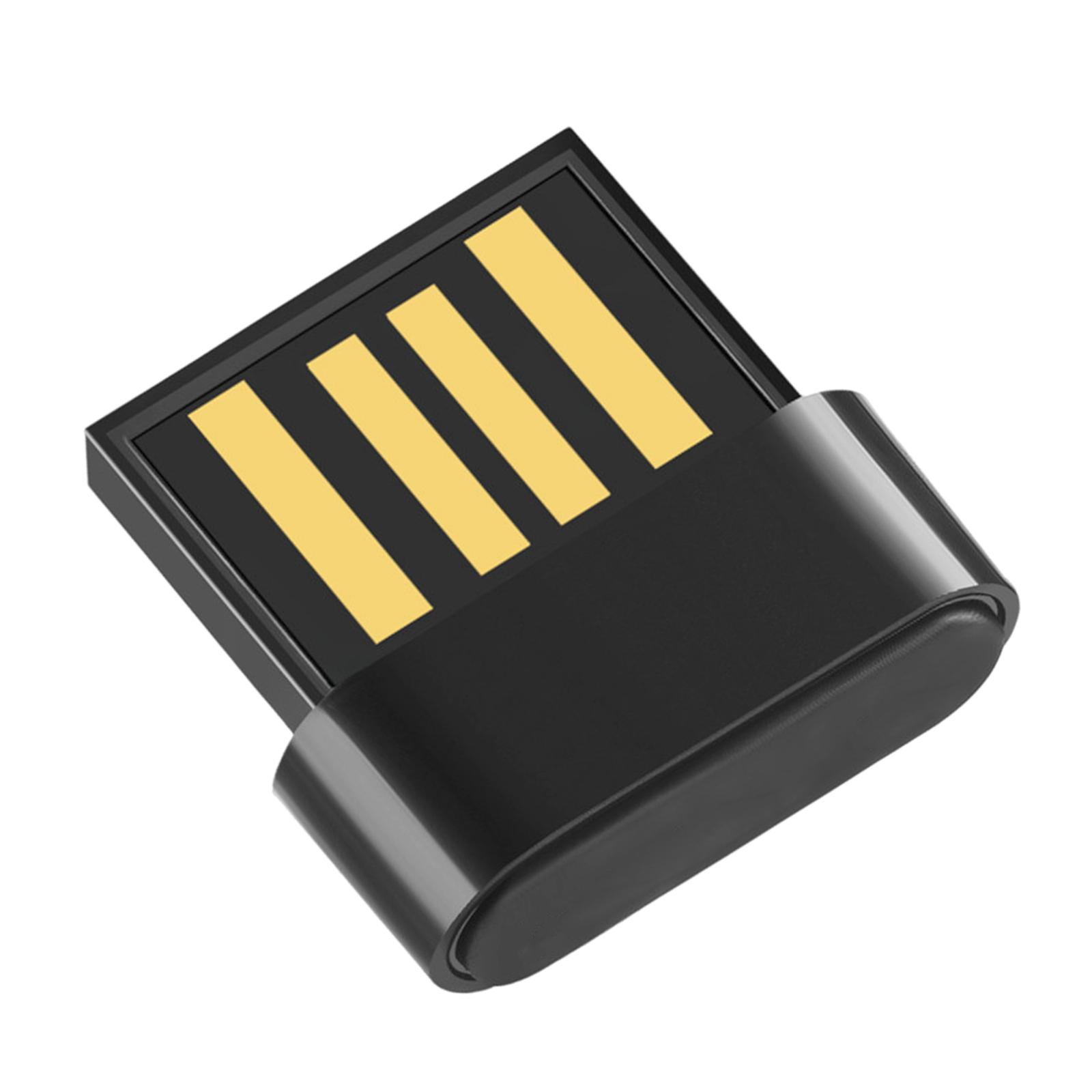 Magideal - Adaptador Usb V5.1 De Baja Latencia, Mini Receptor De Audio Portátil Y Transmisor Para Win7 8,1 10 11, Auriculares, Pc, Teclados Y Portátiles