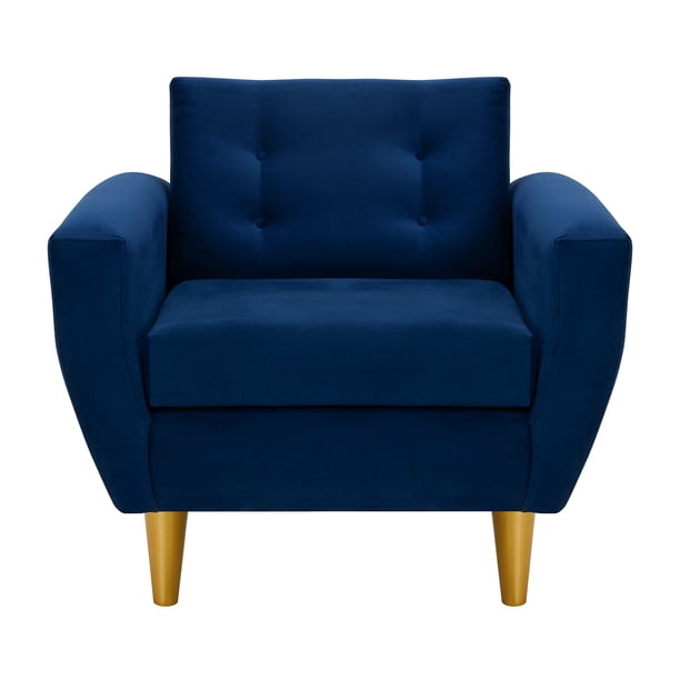 Sofa Bote 1c Felpa 01 Azul Marino