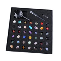 Magideal - Educación Mineral Set Learning Rock Collection Para Niños Adultos Niños