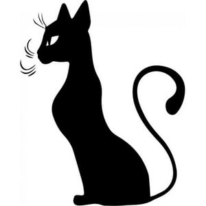 Rienda Libre Graphics - Decomural Elegant Cat Ws-32715