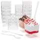 thumbnail image 1 of Vasitos de postre Exquisite 400 piezas 57 ml con cucharas, 1 of 7