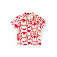 Camisa Hawaiana Disney Marvel Avengers Iron Man Para Niños De 6 A 7 Años
