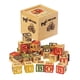 thumbnail image 1 of Cubo de madera Abecedario y números 27 piezas, 1 of 6