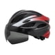 thumbnail image 4 of Casco De Bicicleta Para Adultos Con Visera Ligero Y Transpirable Casco De Bicicleta De Carretera Negro Rojo, 4 of 5