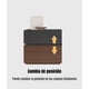 thumbnail image 3 of Velador 2 Cajones Flexibles Listo Para Usar Café LuBabycas, 3 of 8