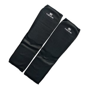 Ioensy - Espinilleras Muay Thai Kickboxing Espinilleras Protección Para Sanda Kickboxing Karate Negro M