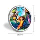 thumbnail image 2 of Los Croods-Theme Round Button Badge: Premium Metal Construction, Ideal for High-End Events 2.8 cm, 2 of 6