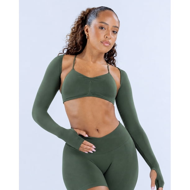 Bolero Tapado Deportivo Para Mujer Manga Larga