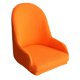thumbnail image 1 of Funda Elástica Para Silla Con Respaldo Alto, Funda Para Silla De Mostrador Para Ceremonias, Dormitorio, Apartamento, Color Naranja, 1 of 5