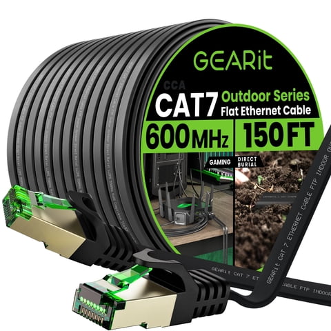 Cable Ethernet Gearit Cat7 Exterior 46M Apantallado 10Gbps