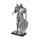 thumbnail image 4 of Estatua De Caballero, Regalo Coleccionable, Figura De Caballero Para Estantería, Escritorio, Dormitorio, Plata, 4 of 5
