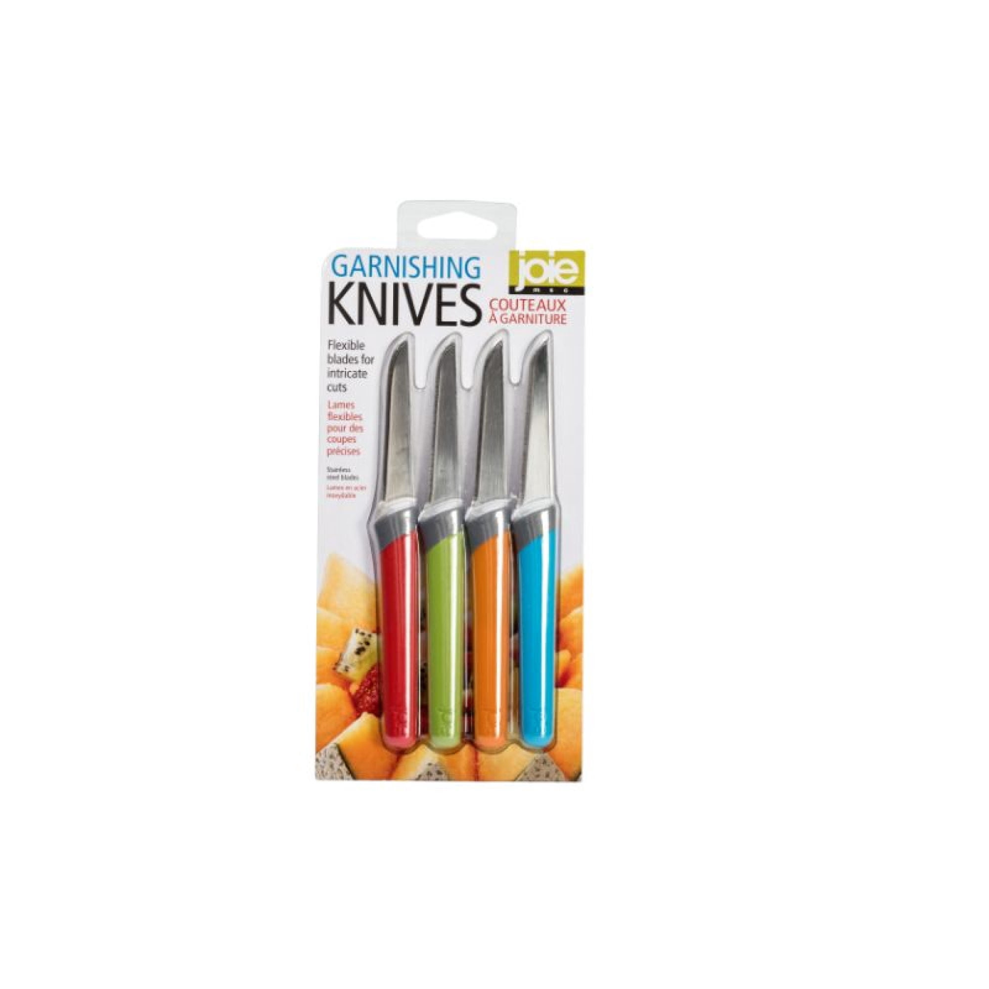 Set De Cuchillo Guarnición 4 Piezas Plastico - Acero Inoxidable Multicolor 1 Un Joie