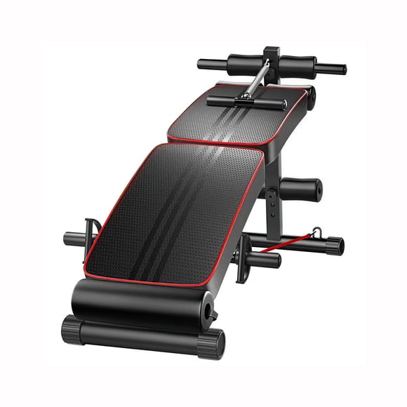 Banca Abdominales Full Pro Biceps Triceps Plegable