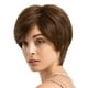 thumbnail image 3 of Peluca Marrón Corta Cabello Humano, 3 of 3