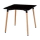 thumbnail image 2 of Mesa De Comedor Melamina Cuadrada Negra Eames, 2 of 2