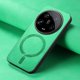 thumbnail image 4 of Magnetic Slim Case for Xiaomi 14 Ultra 5G with Camera Guard & Anti-Scratch Back Green, 4 of 6