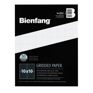 Block Bienfang Papel Cuadriculado 21.6X27.9Cm 50Hj 75Gr