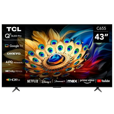 Televisor 43"" QLED 4K UHD C655 Smart TV TCL