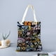 thumbnail image 2 of Felix Aesthetic: The Cat Bolso de tela con estampado de lienzo para mujer, bolsa de compras reutilizable y estética, con cremallera interior, regalo para mujer, 35 × 40 cm., 2 of 6