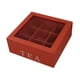 thumbnail image 3 of Caja De Madera Para Guardar Joyas, Organizador De Bolsitas De Té Para Bolsitas De Té, Joyas Peque?as, Color Marrón Azúcar., 3 of 5