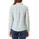 thumbnail image 3 of INSPIRE CHIC Camisa de Mujer con Botones, Manga Larga, Cuello en Punta, Estampado Floral Pequeño, Oficina, Talla M, Blanco-Azul Floral, 3 of 8