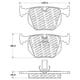 thumbnail image 2 of Pastillas Freno para auto Land Rover Range Rover 2002-2012 Trasero, 2 of 7