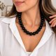 thumbnail image 1 of Collar Balloon Chicle Chunky De Cuentas Grandes Unisex negro 22, 1 of 3