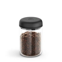 Bidón Para Aspiradora Fellow Atmos, Hermético, Café, 1,2 L, Vidrio Transparente