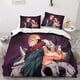 thumbnail image 2 of Juego de ropa de cama Jujutsu Kaisen, funda nórdica de microfibra suave con cremallera oculta, funda de edredón de anime con diseño de estampado 3D para niños, adolescentes y adultos, 3 piez, 2 of 3