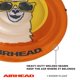 thumbnail image 3 of Flotador inflable para piscina AIRHEAD Llama pixelada 157 cm naranja, 3 of 7