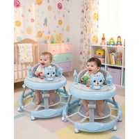 Imac Hogar - Pack 2 Andador De Bebe Gemelos Con Juegos Interactivos Azul