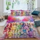 thumbnail image 2 of Muñecas Rainbow High Conjunto de sábanas temático, trío de piezas, cómodo y amigable con la piel, diseño único, regalo de decoración para el hogar para familiares, amigos y fans,140cm *210cm, 2 of 6