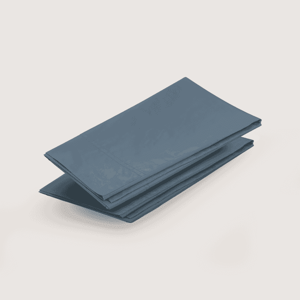 Funda Almohada Algodón Lavado | 50x90 | Azul Piedra