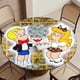 thumbnail image 5 of Mantel Ajustado Redondo Richie Rich Impermeable 120 cm, 5 of 6