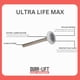 thumbnail image 2 of Rodillo Para Puerta De Garaje Ultra life Max 2 Sellado 6200zz, 2 of 9