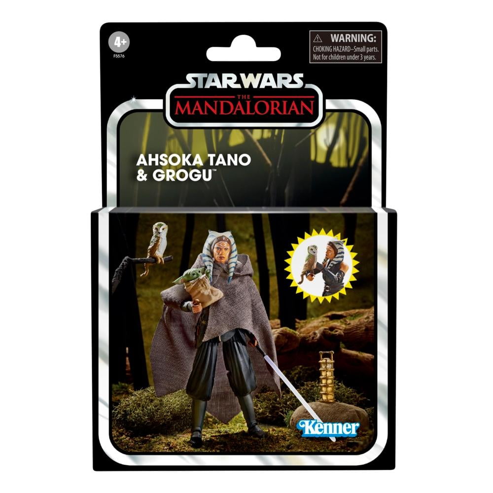 Figura Ahsoka Tano Y Grogu Hasbro Star Wars 3.75 Pulgadas